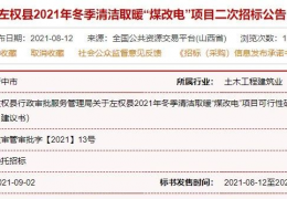 牡丹江快訊：山東、山西、河北等地12個清潔取暖項目招采公告！