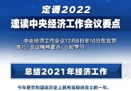 牡丹江全文＋速覽！中央經(jīng)濟(jì)工作會(huì)議定調(diào)2022